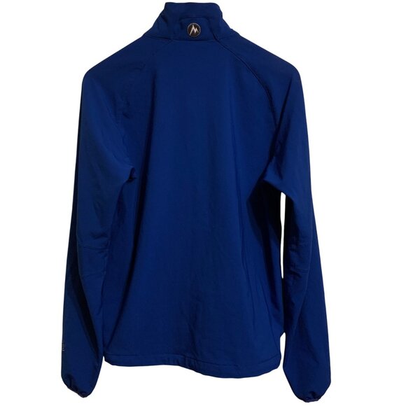 Marmot Women's Blue 1/4 Zip Pullover Jacket, Chest Pocket, Long Sleeves, Size SP - Picture 8 of 12